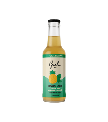 KOMBUCHA DE ABACAXI E HORTELÃ - 280ML