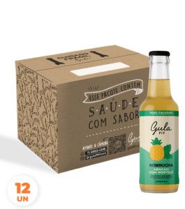 COMBO 12 KOMBUCHAS ABACAXI E HORTELÃ - 280ML
