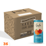 COMBO 36 LATAS KOMBUCHAS TANGERINA COM HIBISCO - 269ML