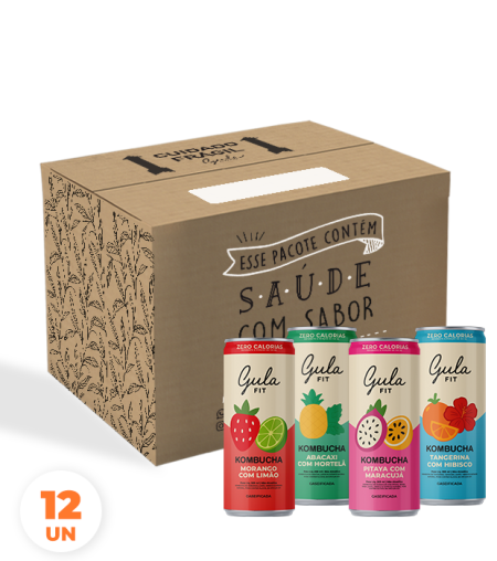 COMBO 12 LATAS KOMBUCHAS MISTA - 269ML